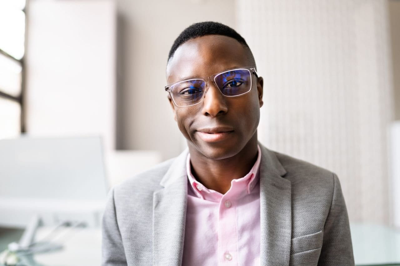 Man with glasses