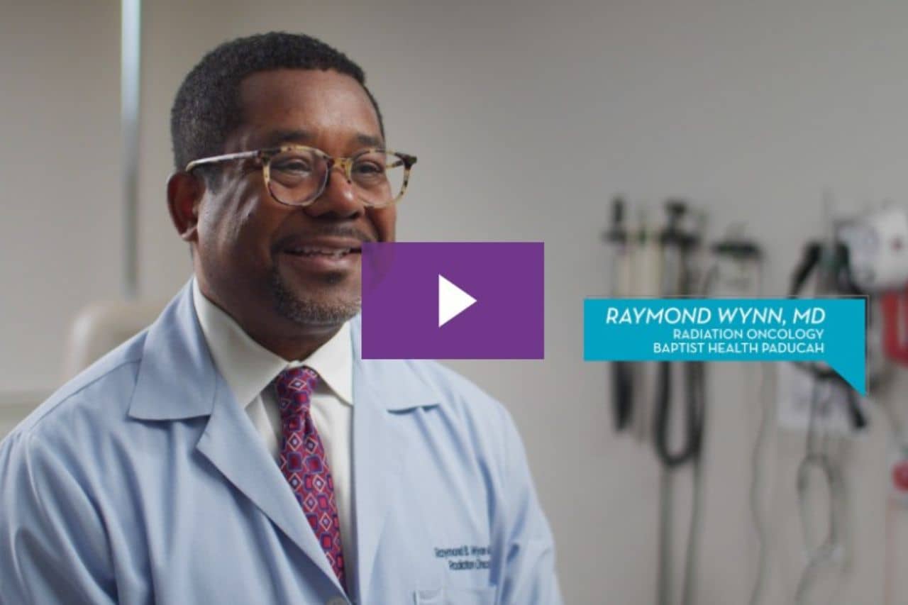 Screenshot of Raymond Wynn MD Radiation Oncology Baptist Health Paducah