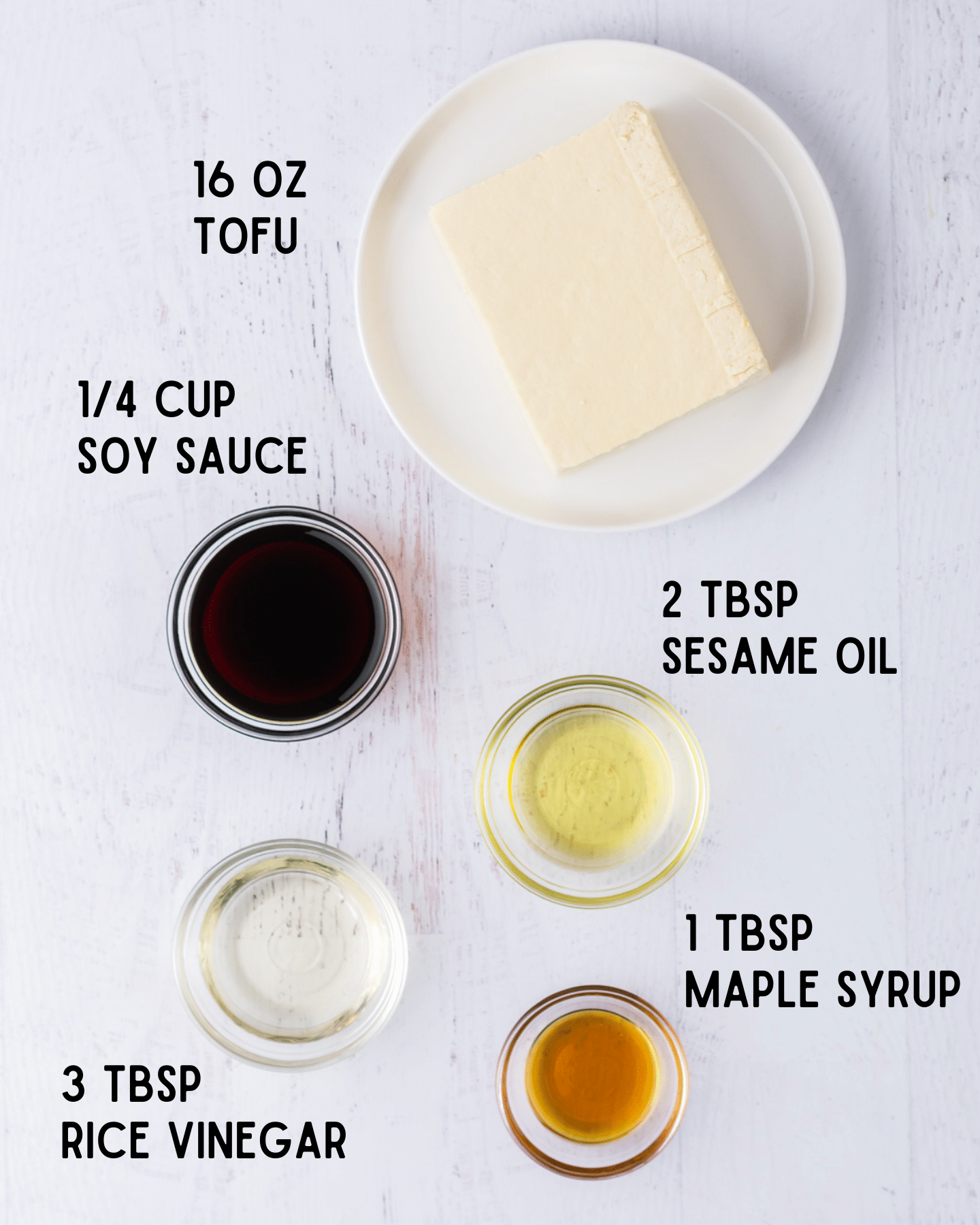 marinated tofu ingredients