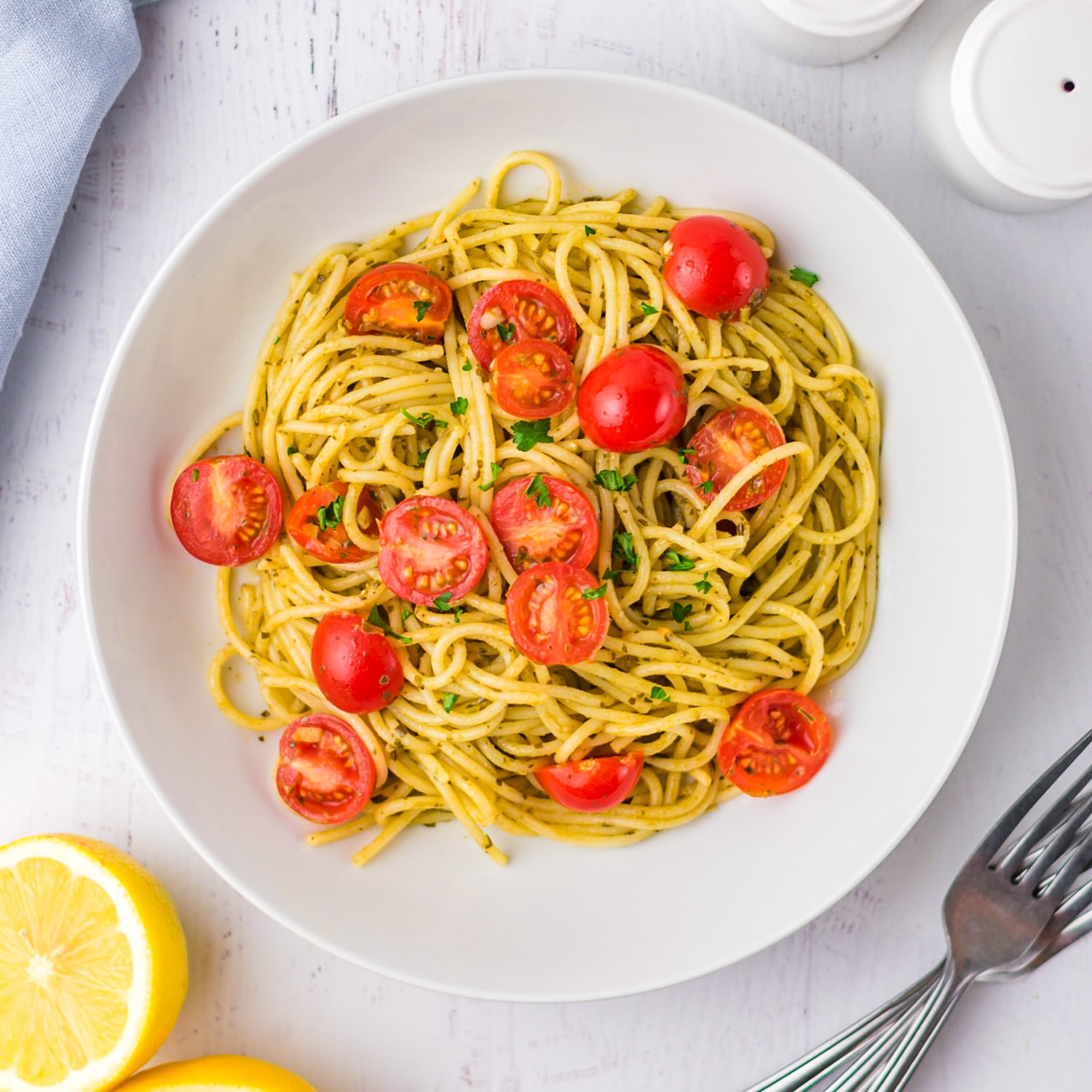 easy pesto pasta