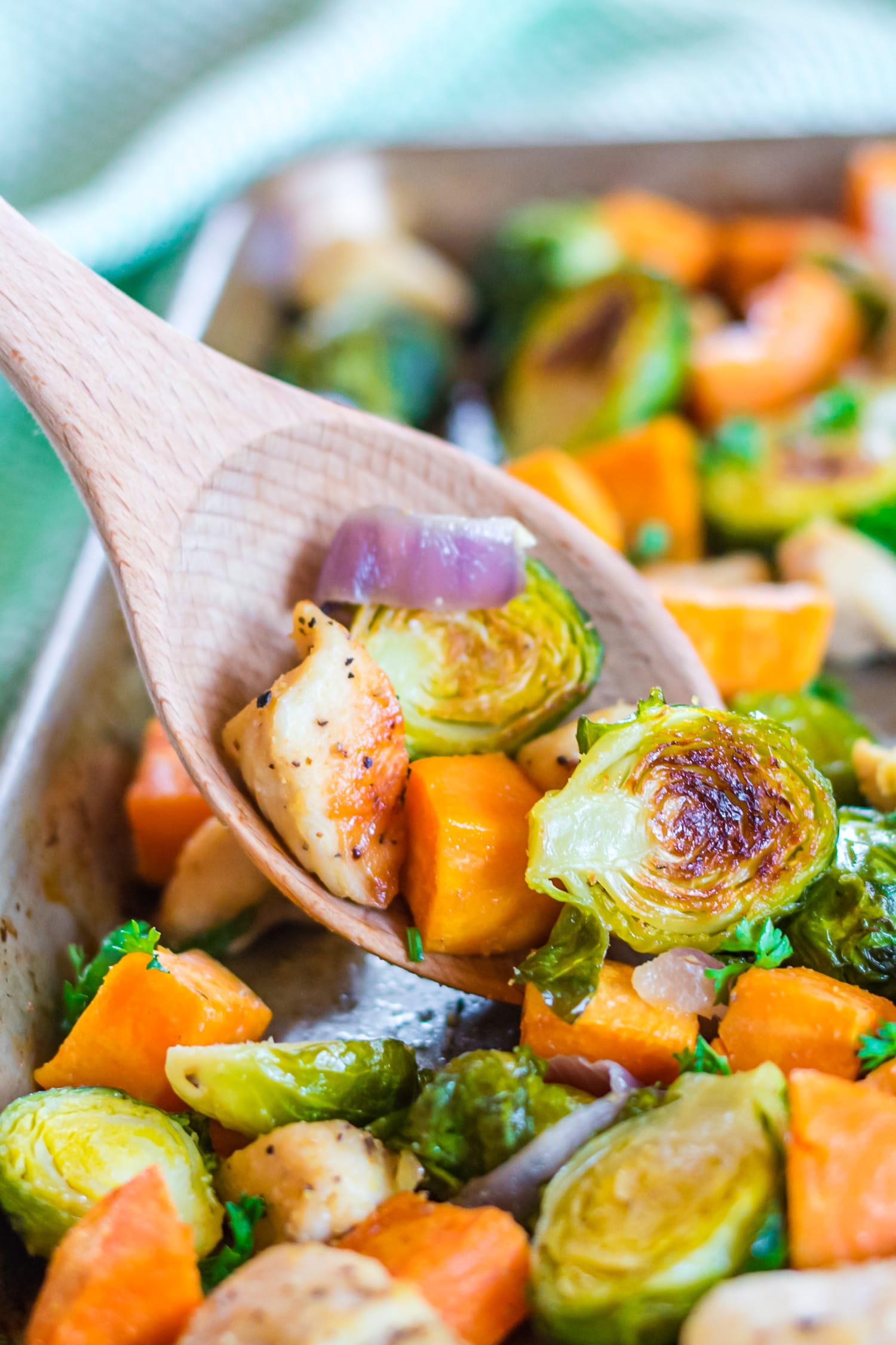 sheet pan chicken and vegetables