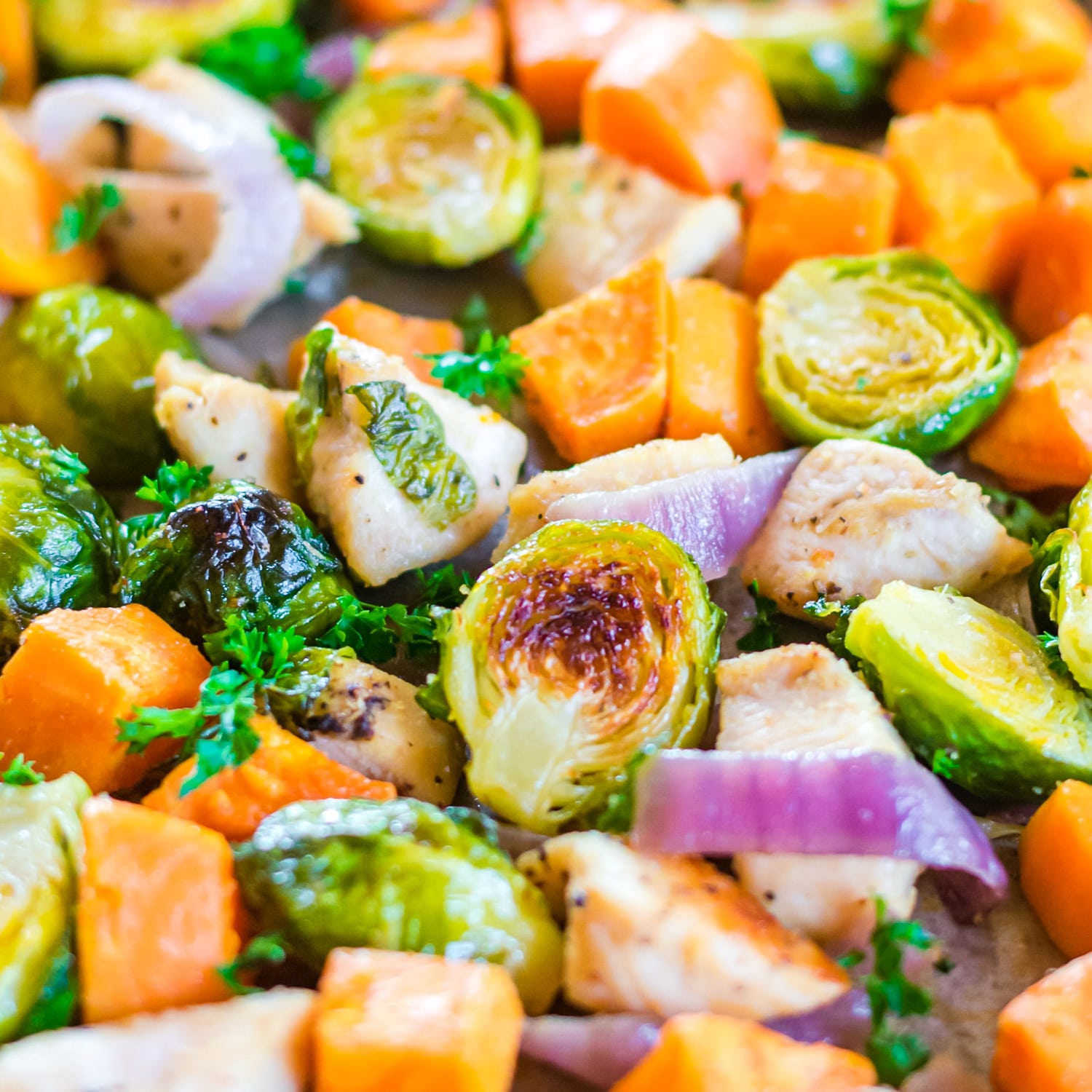 sheet pan chicken and vegetables