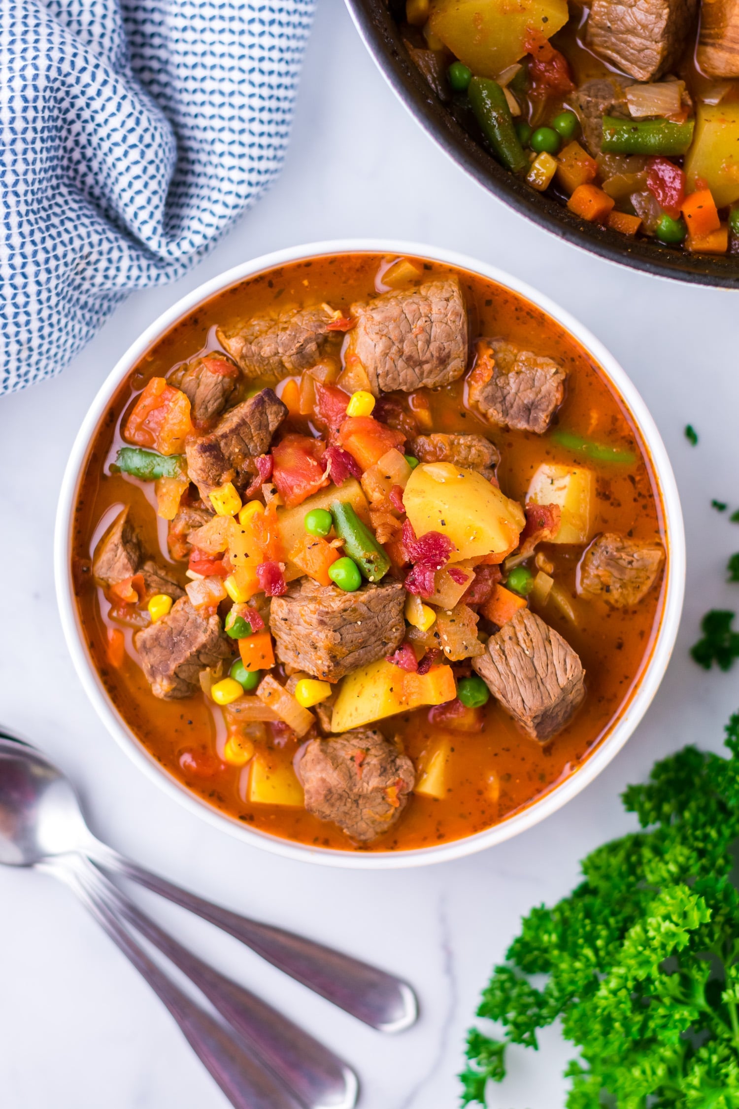 easy vegetable beef soup