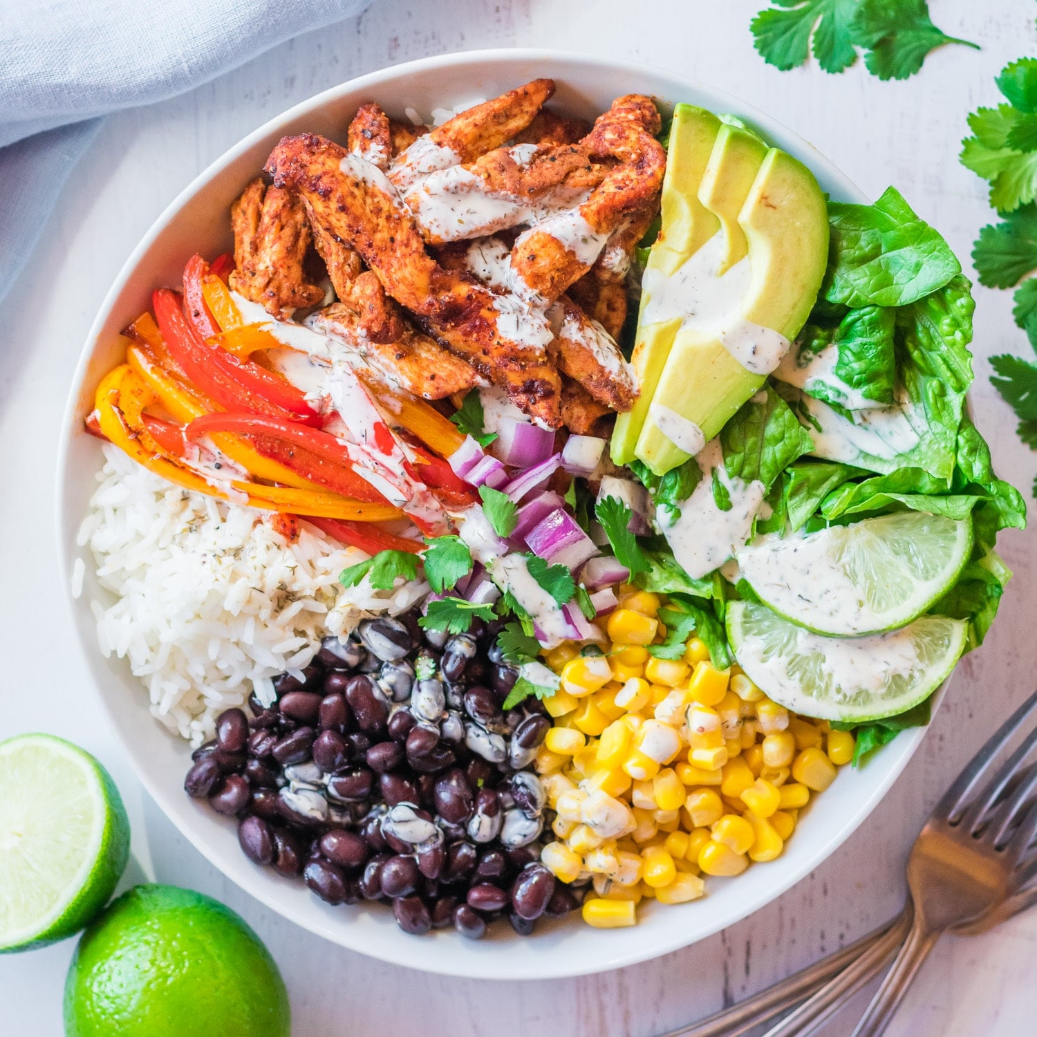 chicken burrito bowl