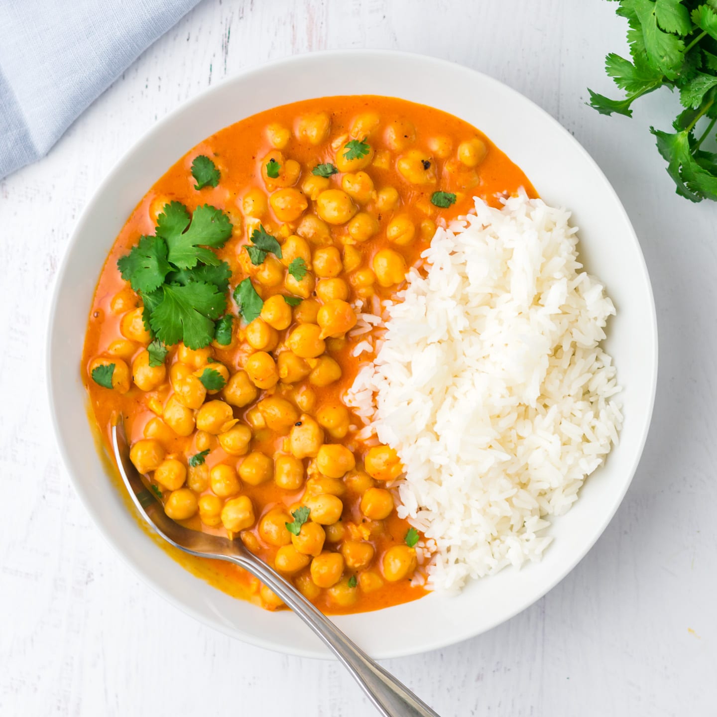 coconut chickpea curry