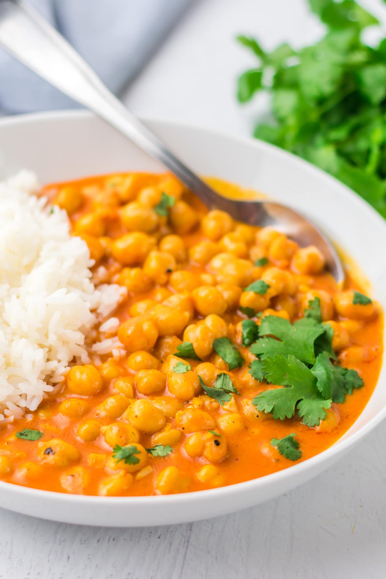 coconut chickpea curry
