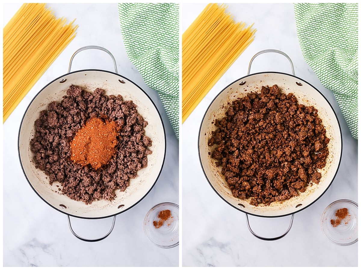how to cook taco spaghetti