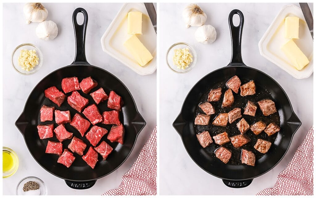 how to cook steak bites