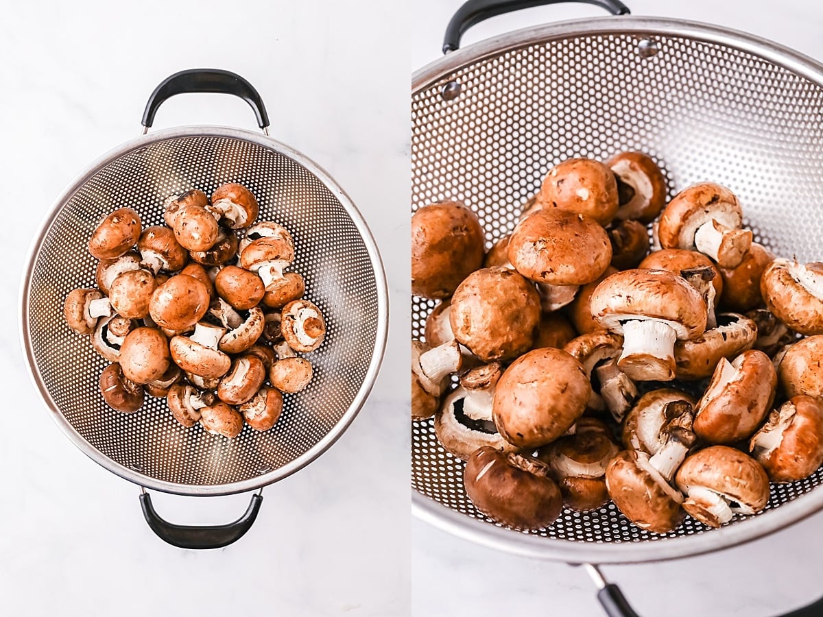 how to wash mushrooms for cooking