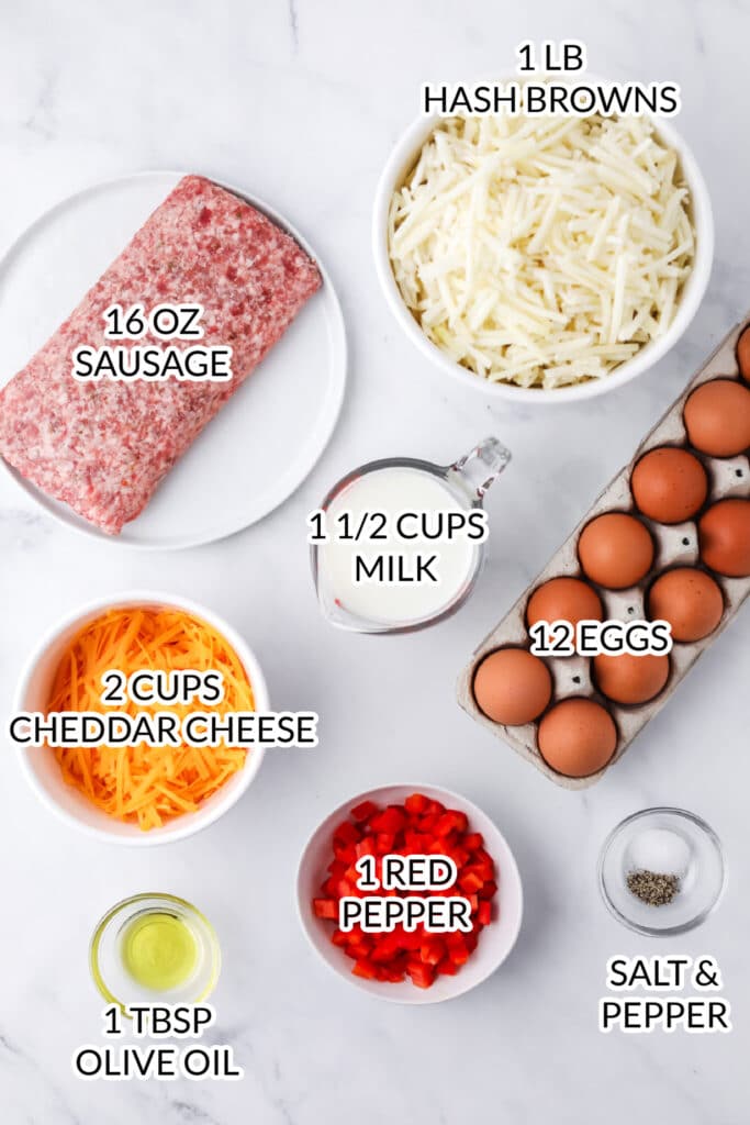breakfast casserole ingredients