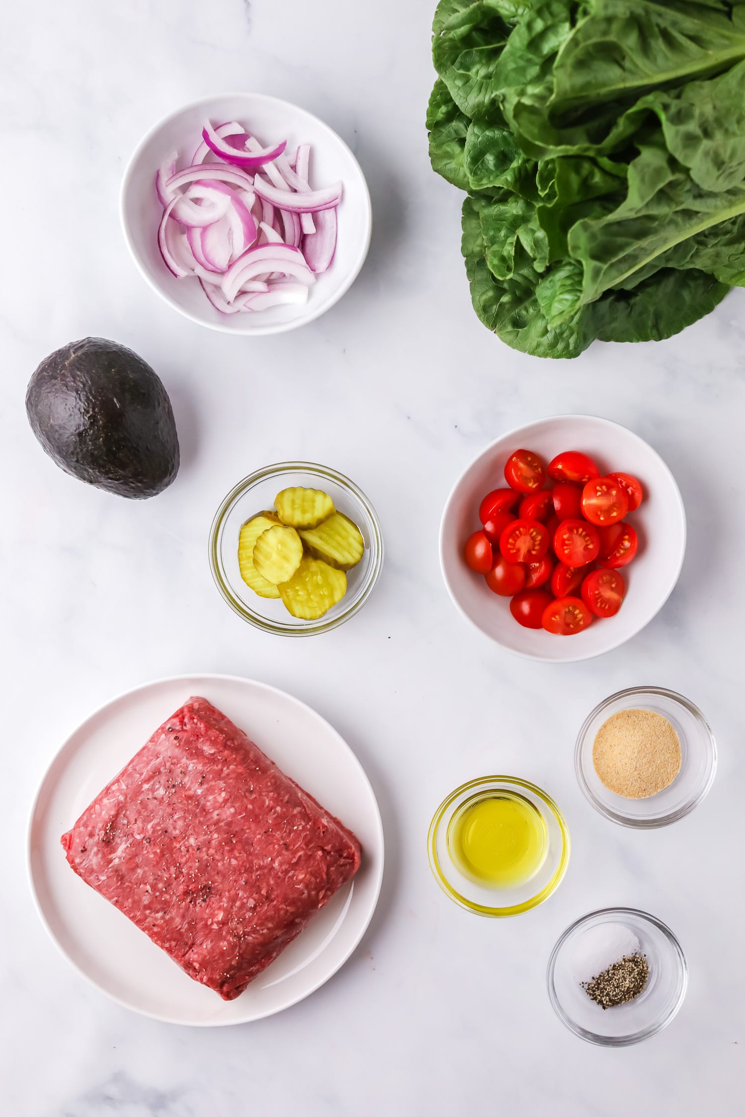 burger bowls ingredients