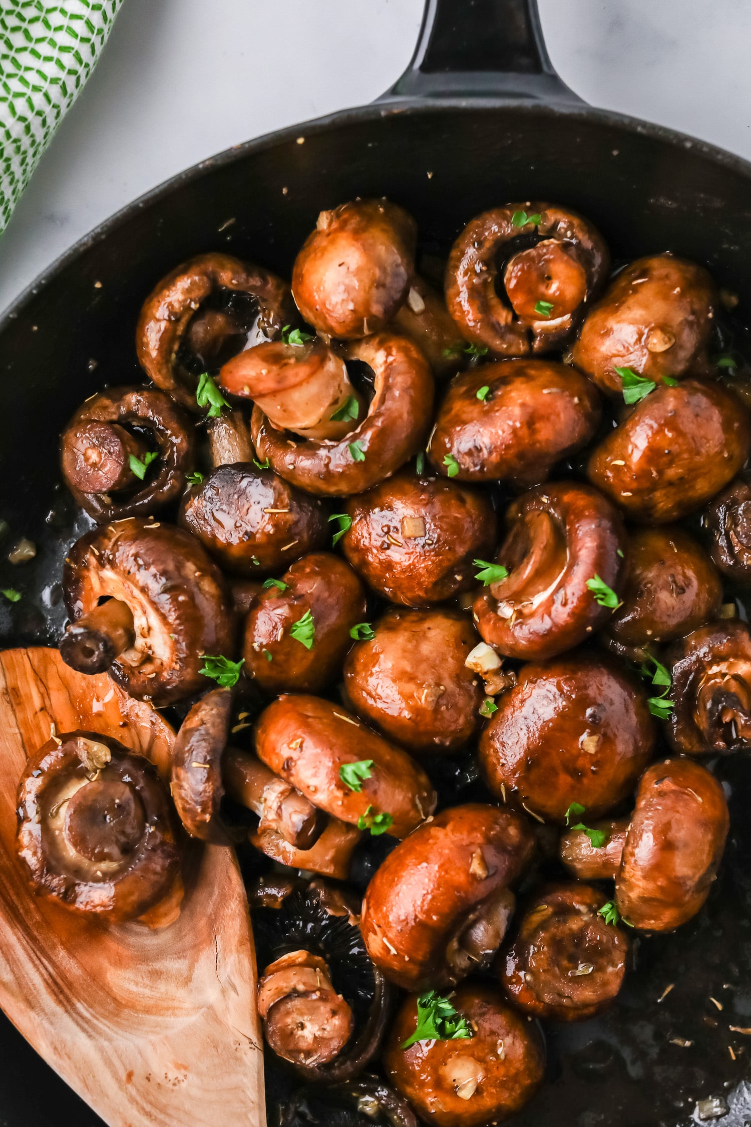 garlic butter mushrooms