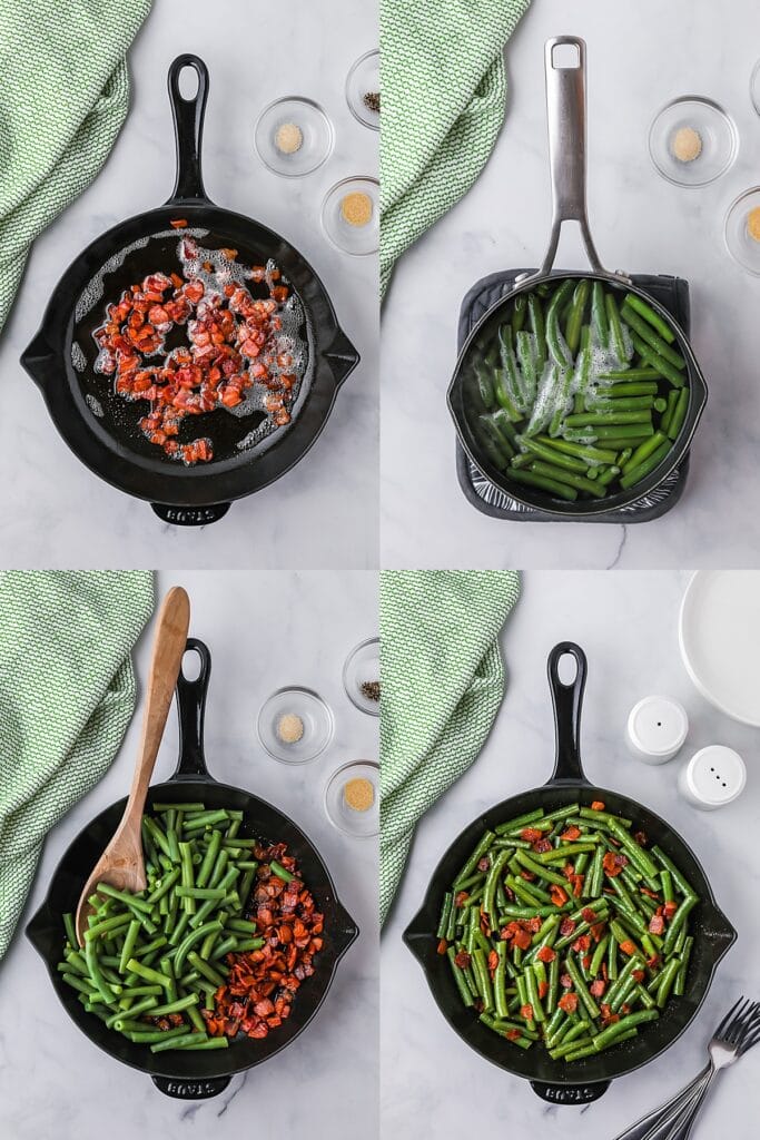 how to make green beans with bacon