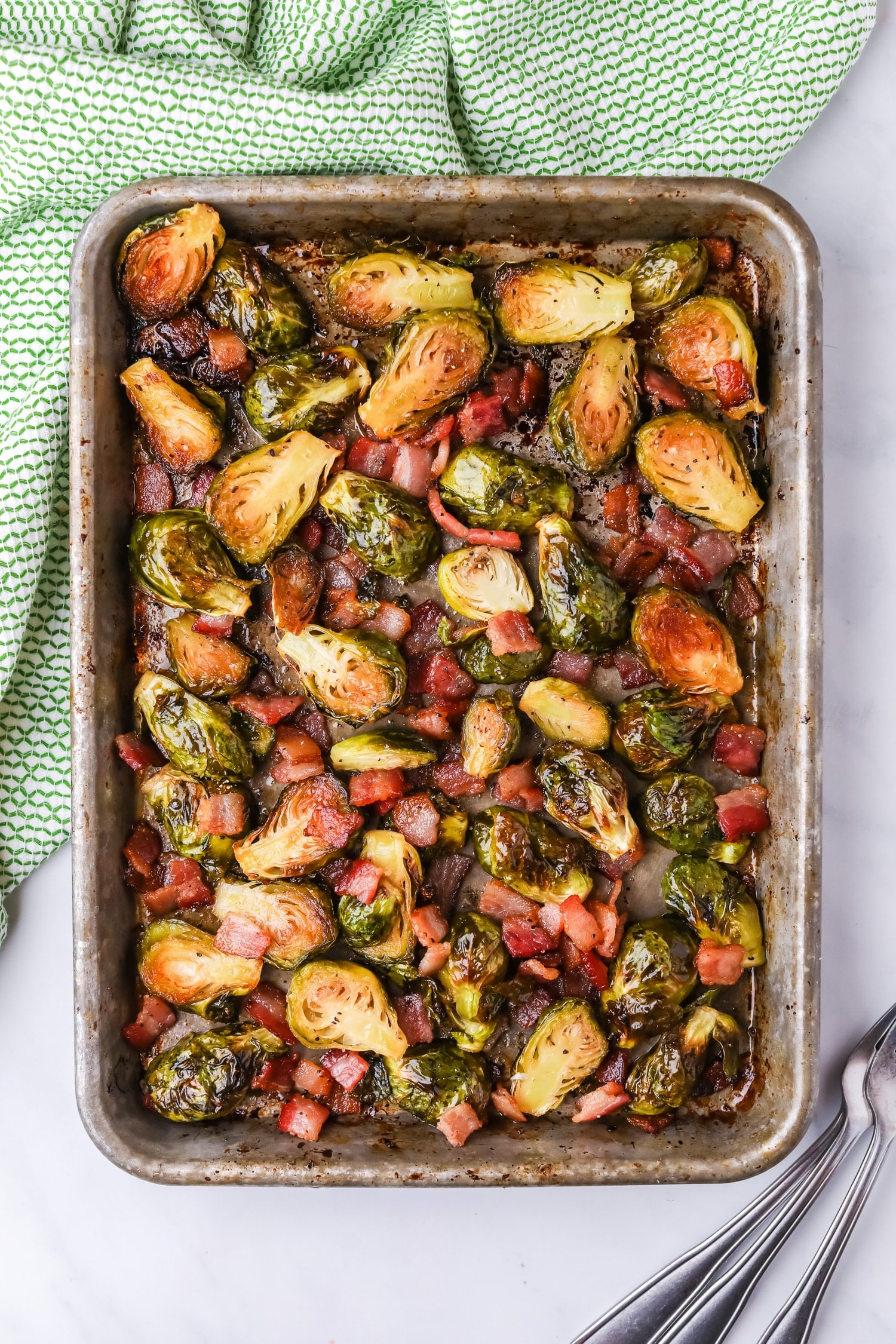 maple bacon brussels sprouts