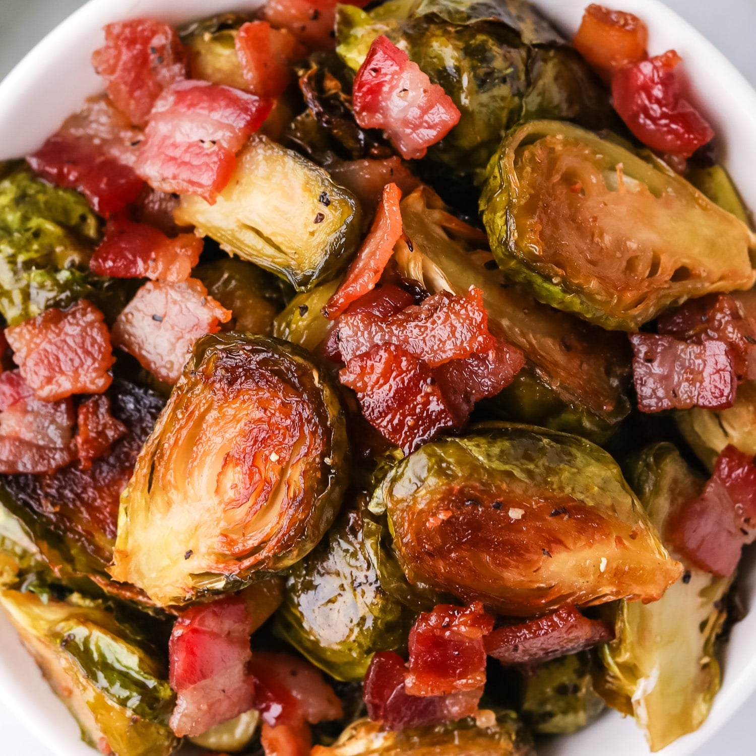 maple bacon brussels sprouts