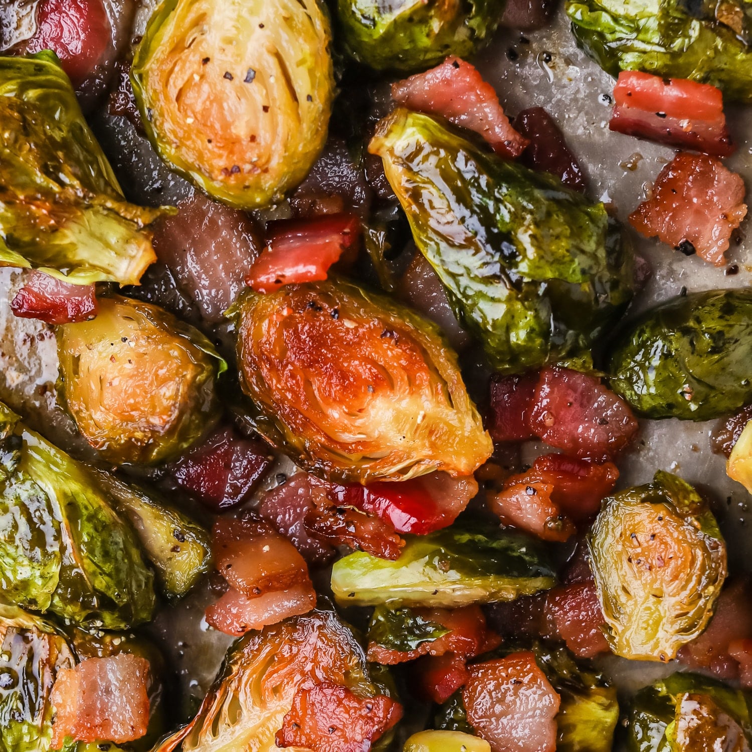 maple bacon brussels sprouts