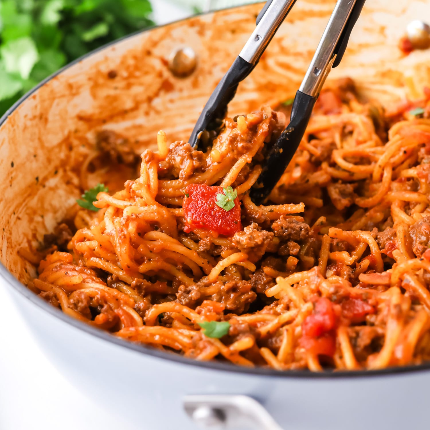 one pot taco spaghetti