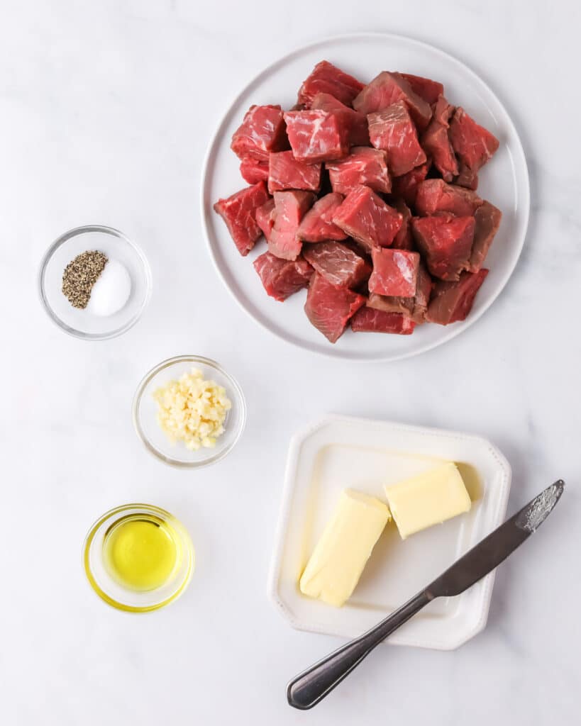 garlic butter steak bites