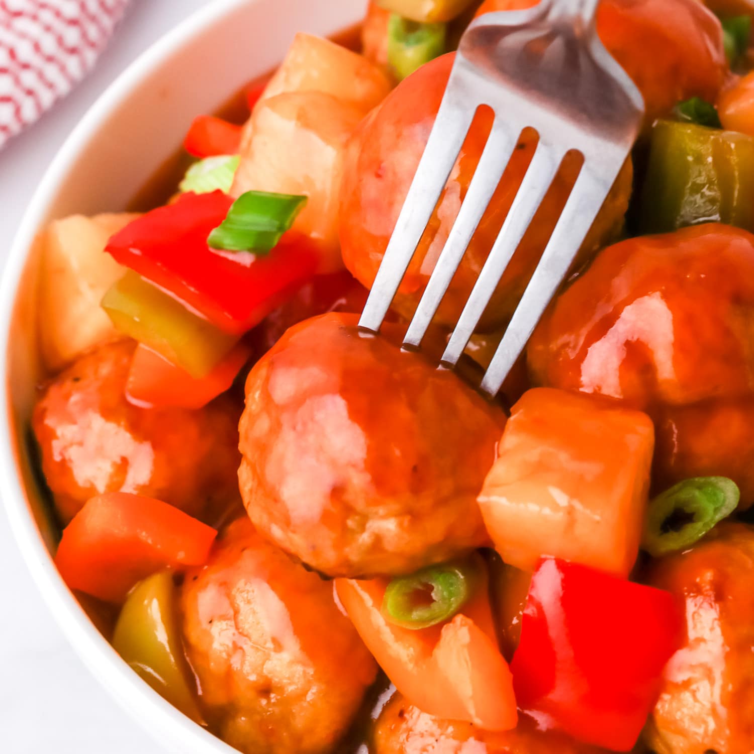 sweet and sour meatballs