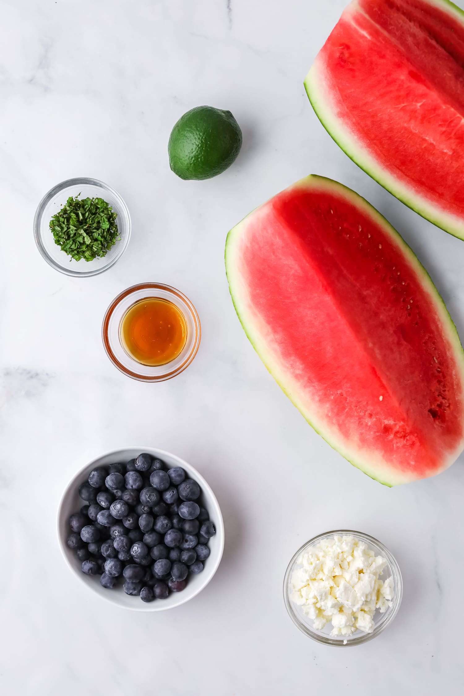 watermelon feta mint salad ingredients
