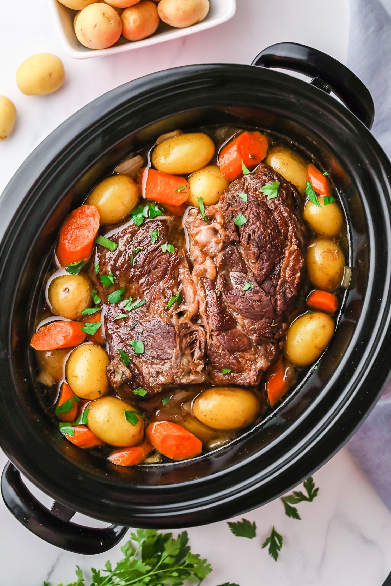 easy slow cooker pot roast