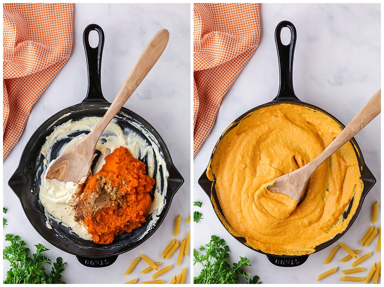 how to make pumpkin pasta