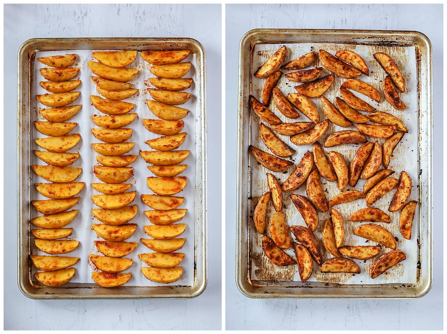 how to make potato wedges