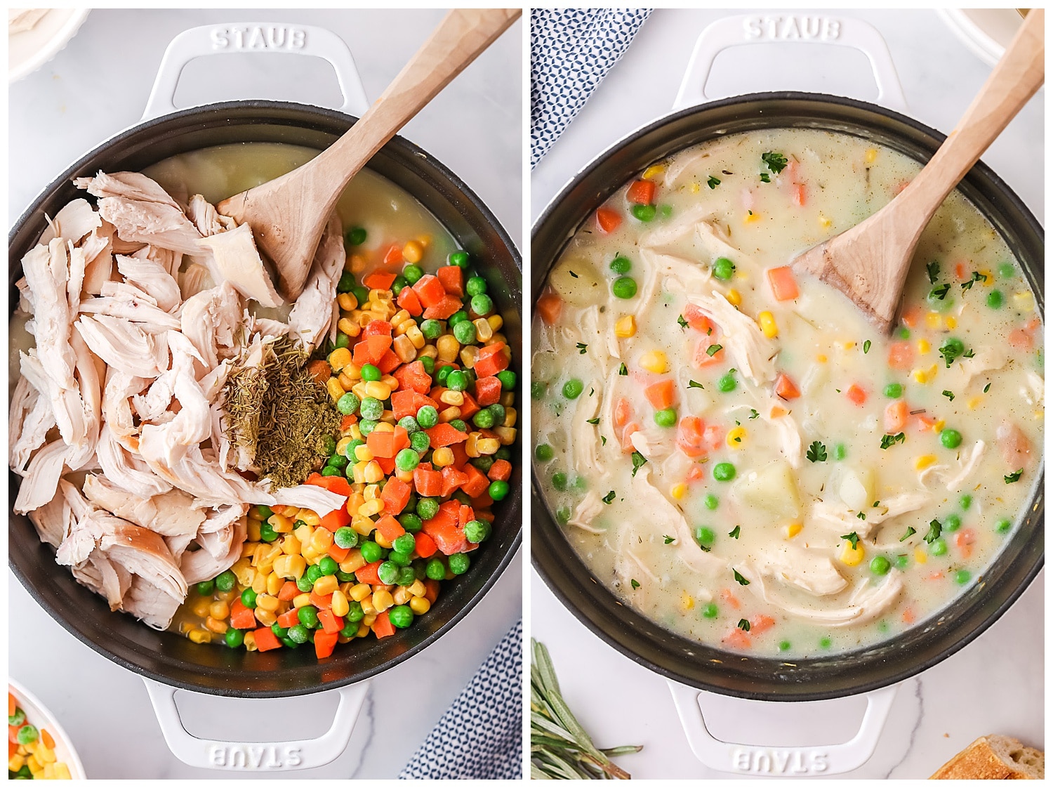 chicken pot pie soup