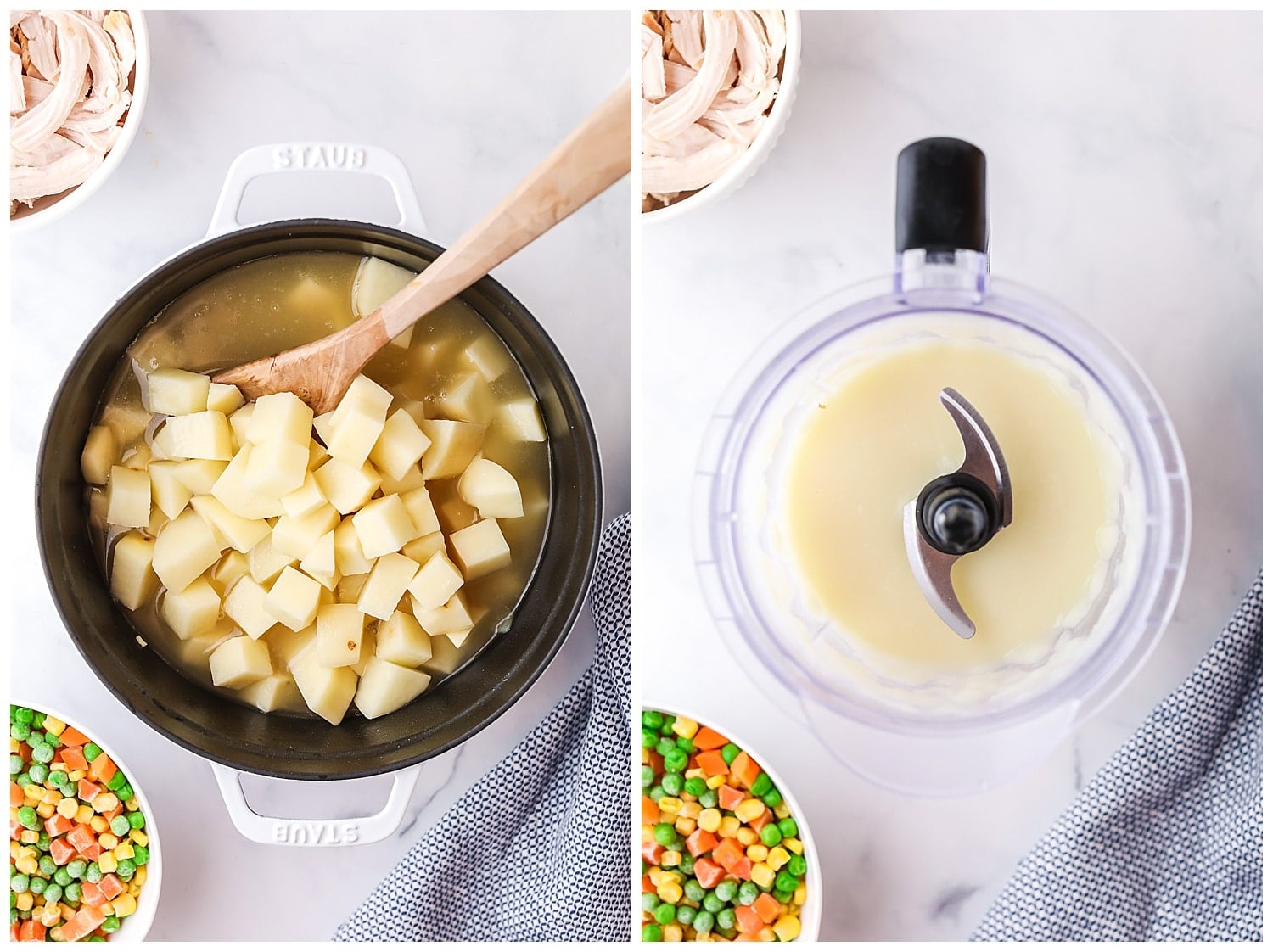 how to make chicken pot pie soup