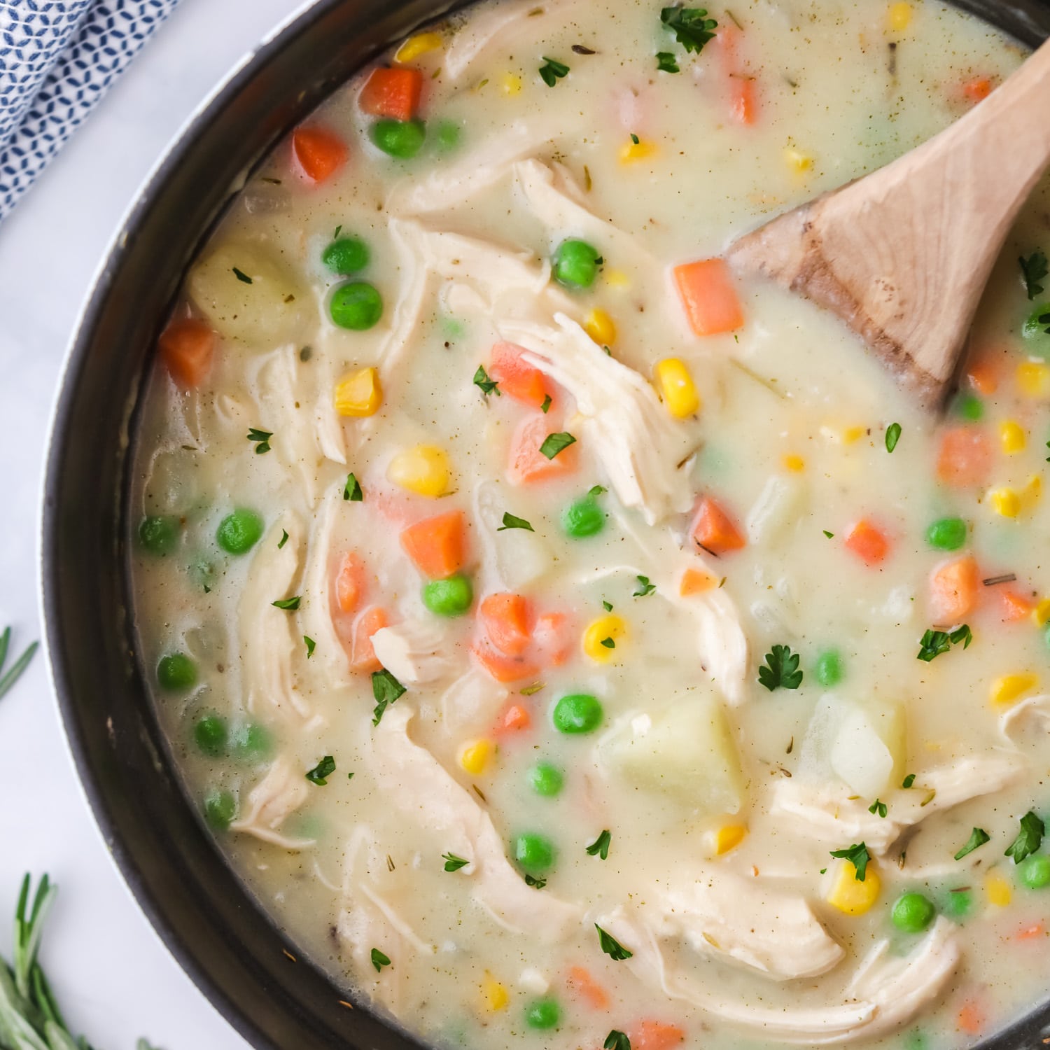chicken pot pie soup