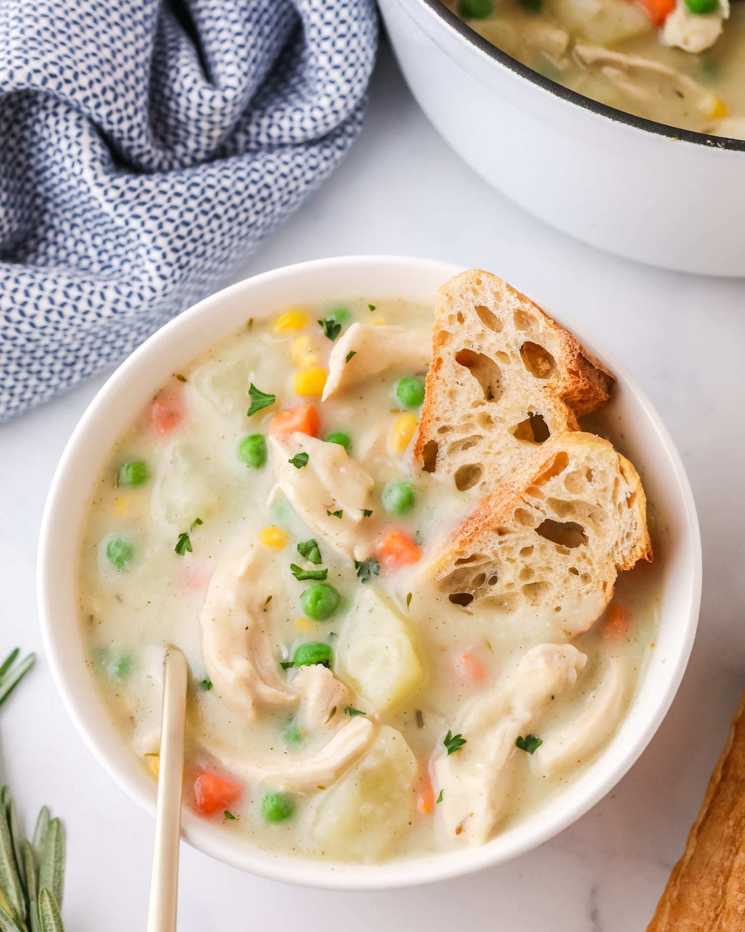 chicken pot pie soup