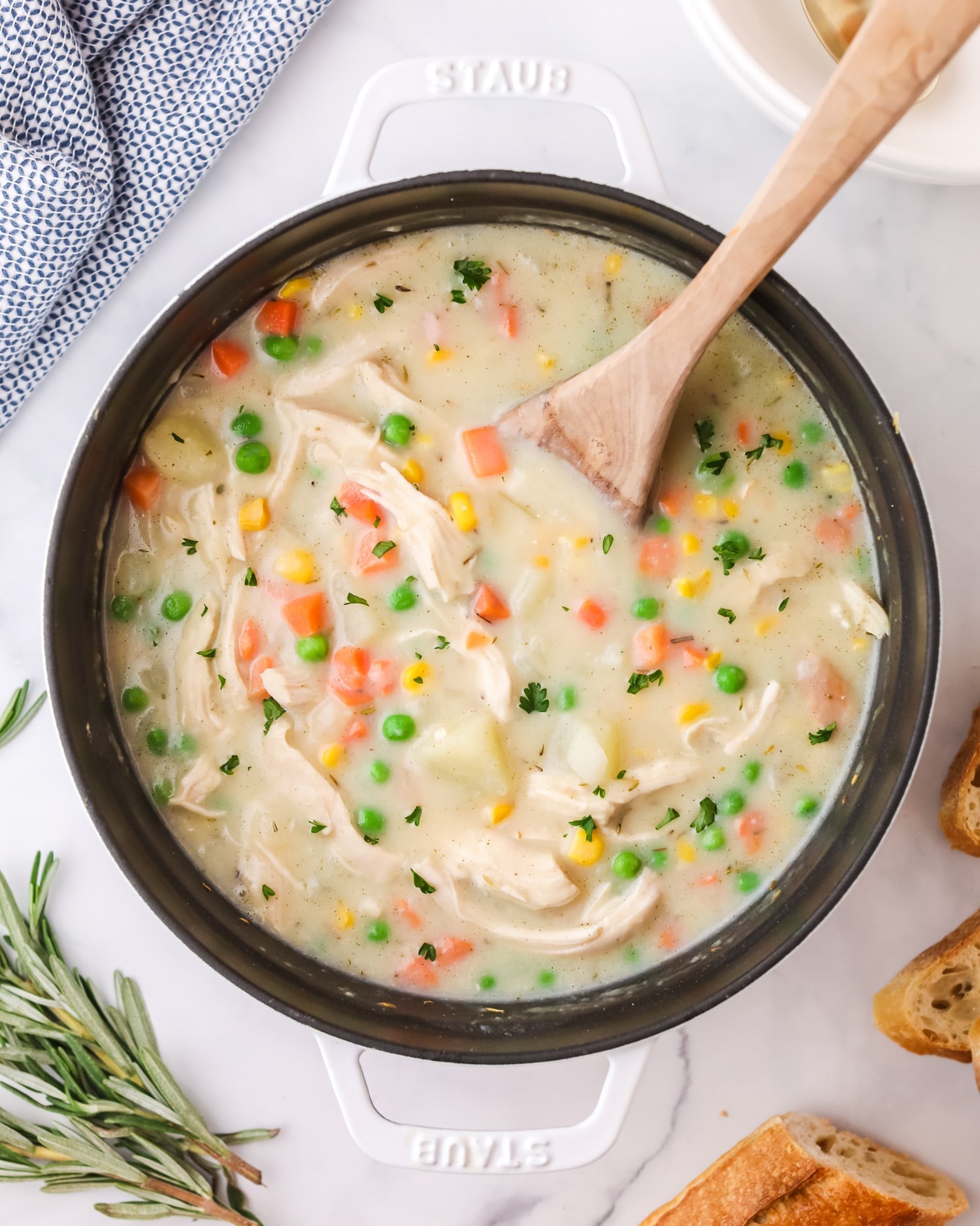 chicken pot pie soup