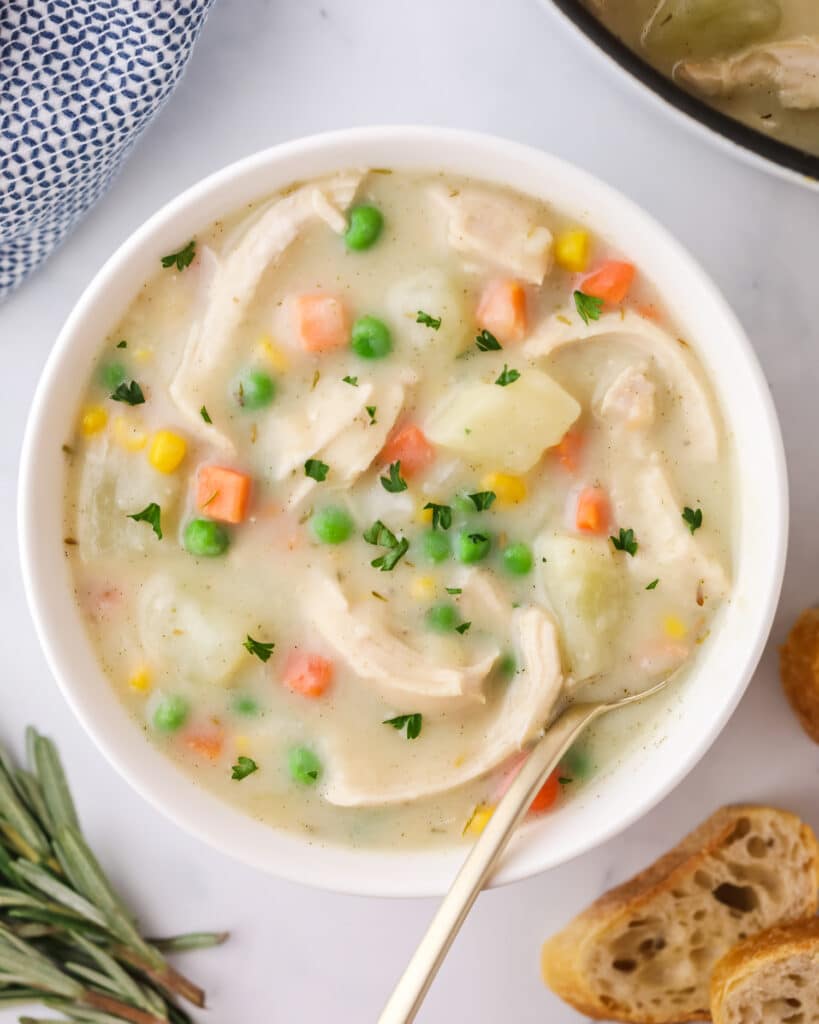 chicken pot pie soup