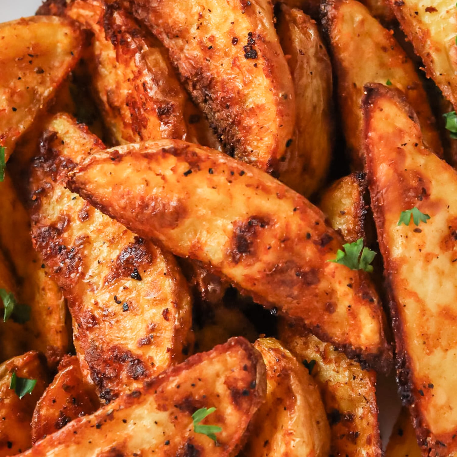 crispy potato wedges