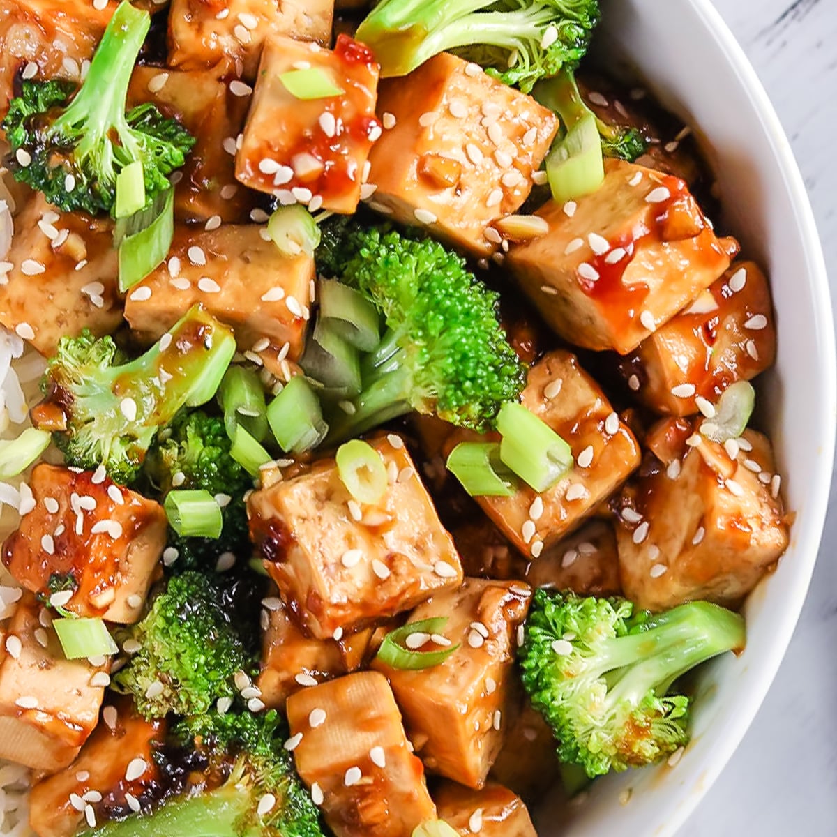 teriyaki tofu stir fry