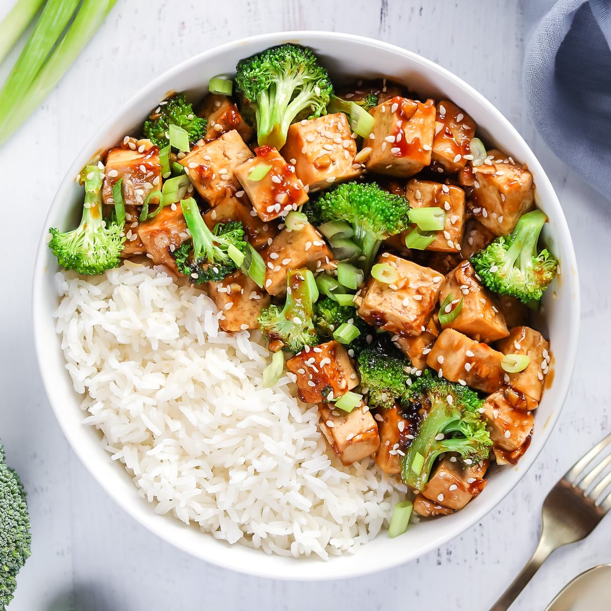 teriyaki tofu stir fry