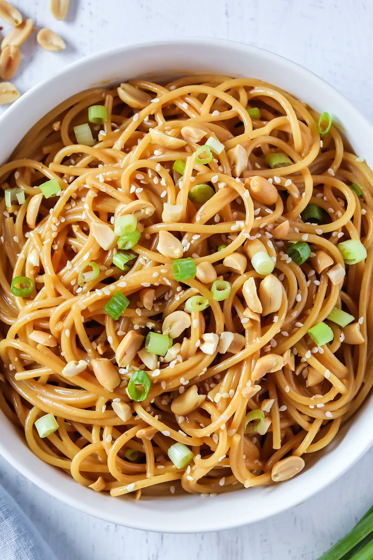 vegan peanut butter noodles