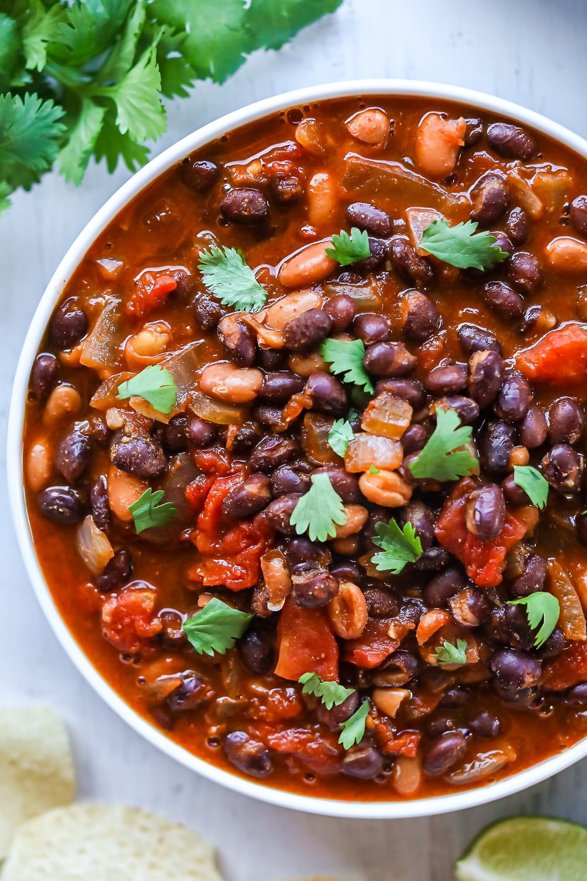 vegan black bean chili