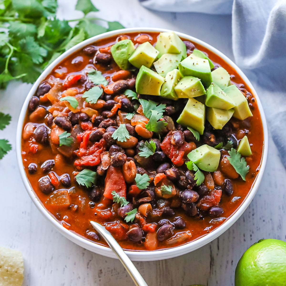 vegan black bean chili
