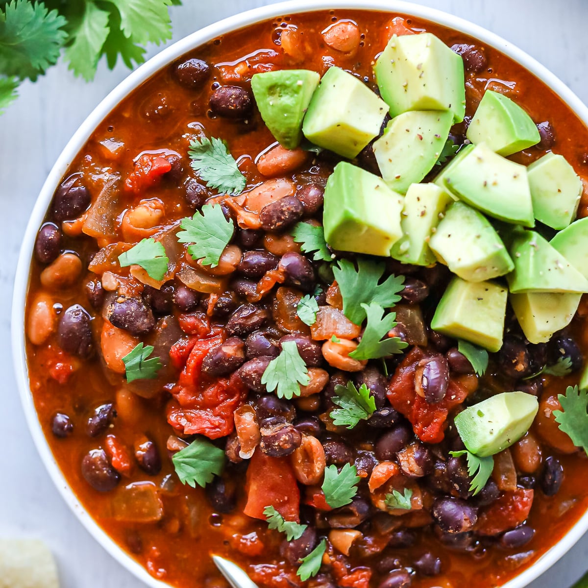 vegan black bean chili