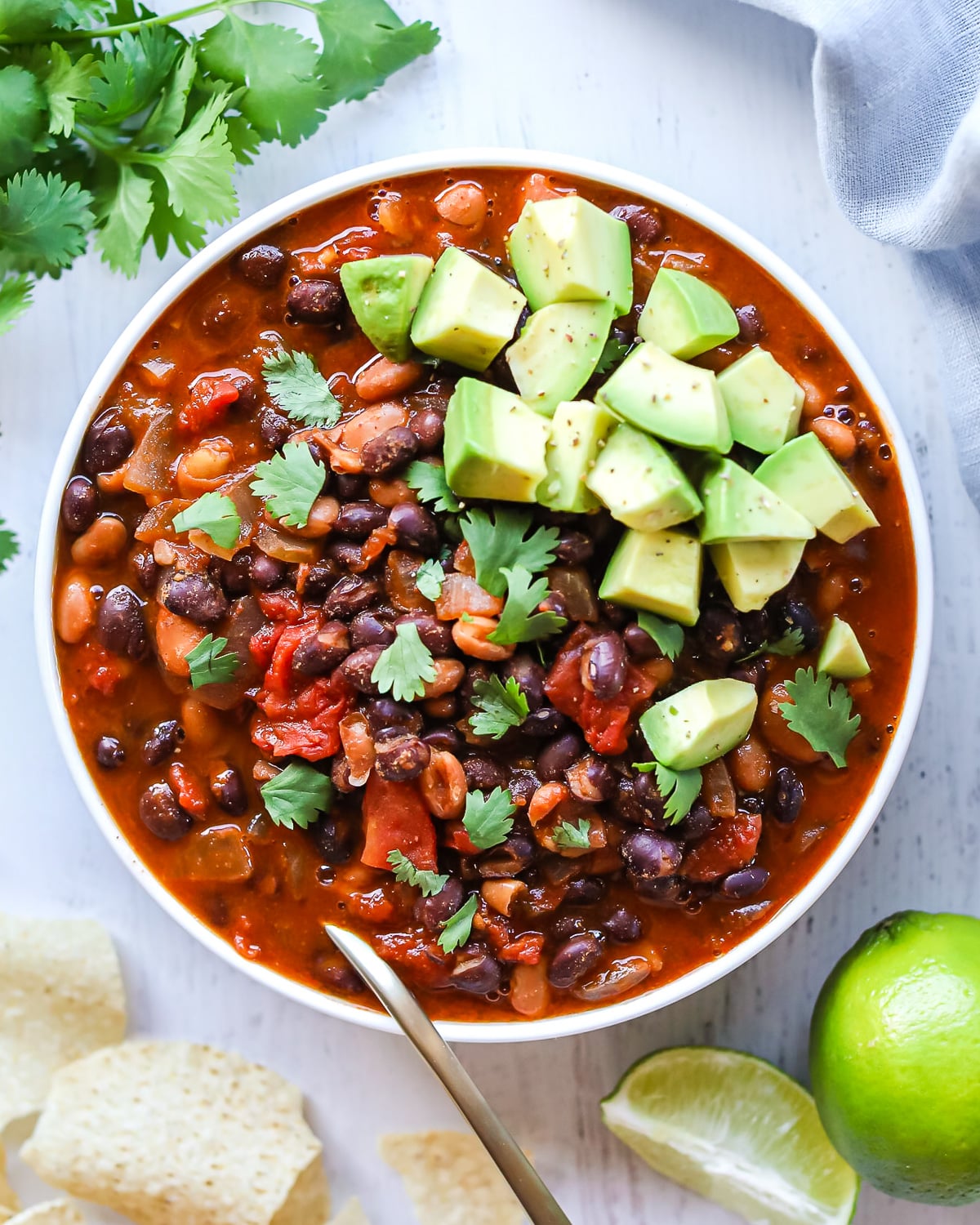 vegan black bean chili