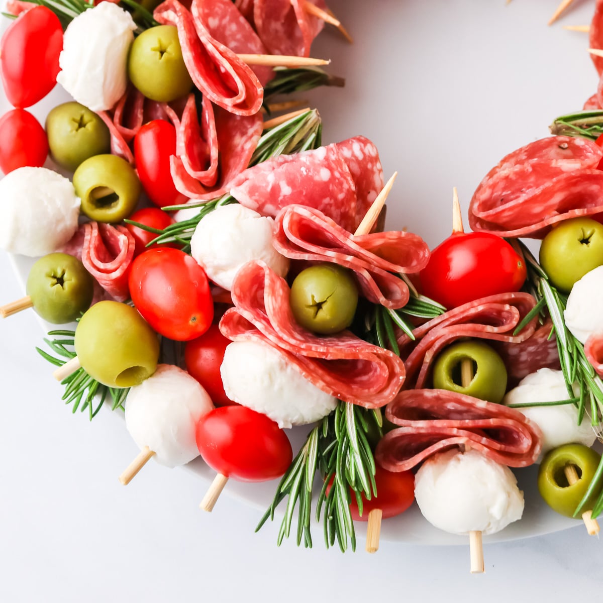 charcuterie wreath