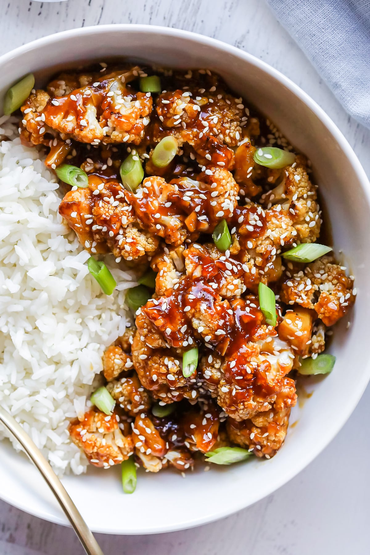 sesame cauliflower