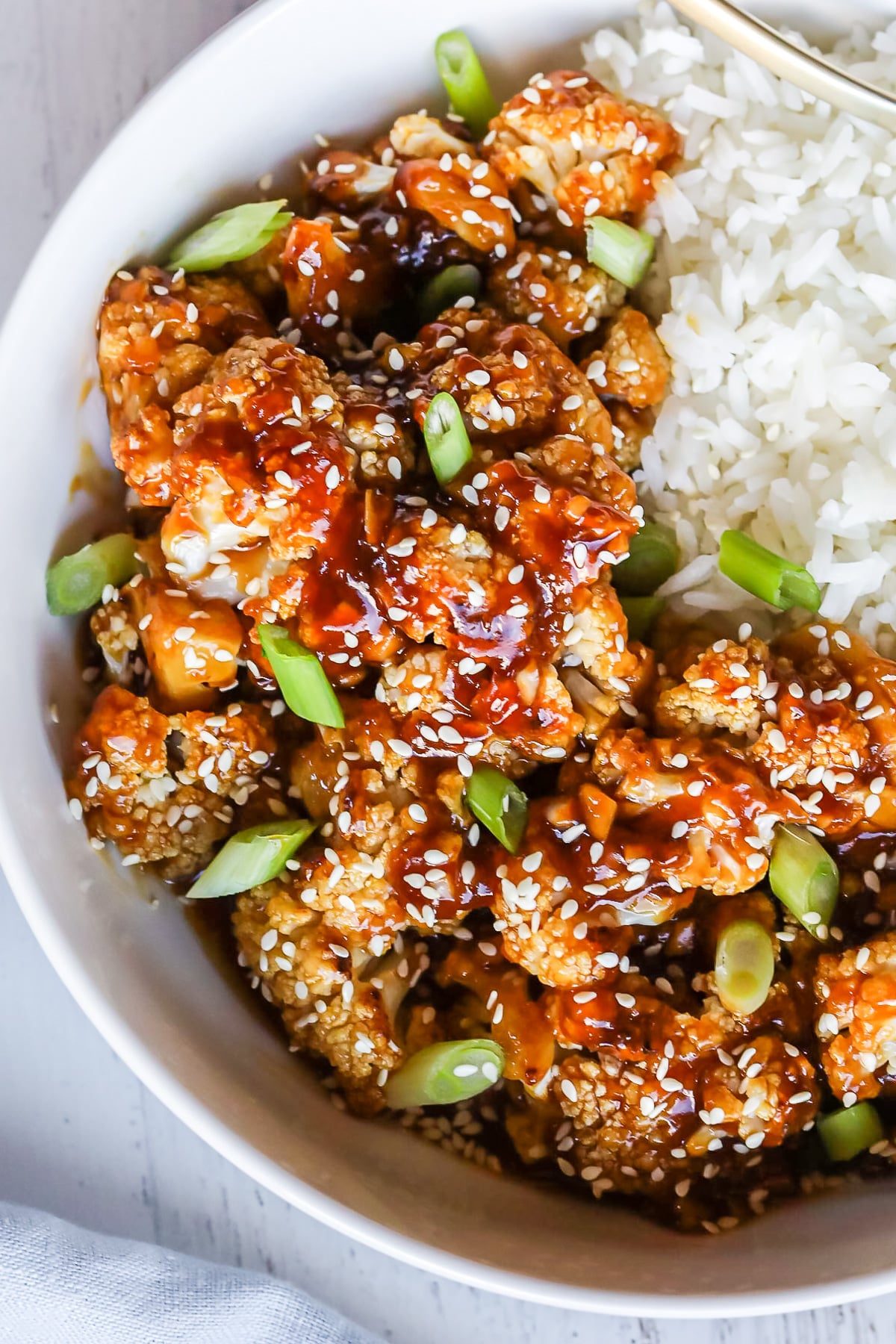 sesame cauliflower