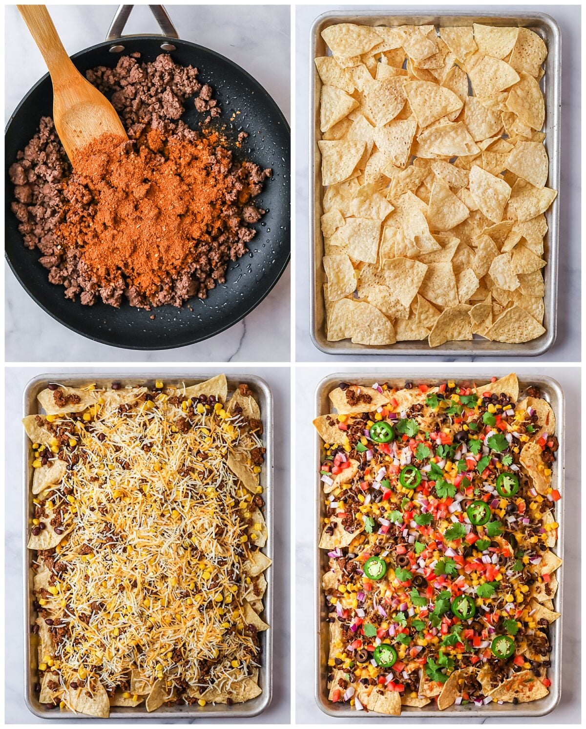 sheet pan nachos instructions