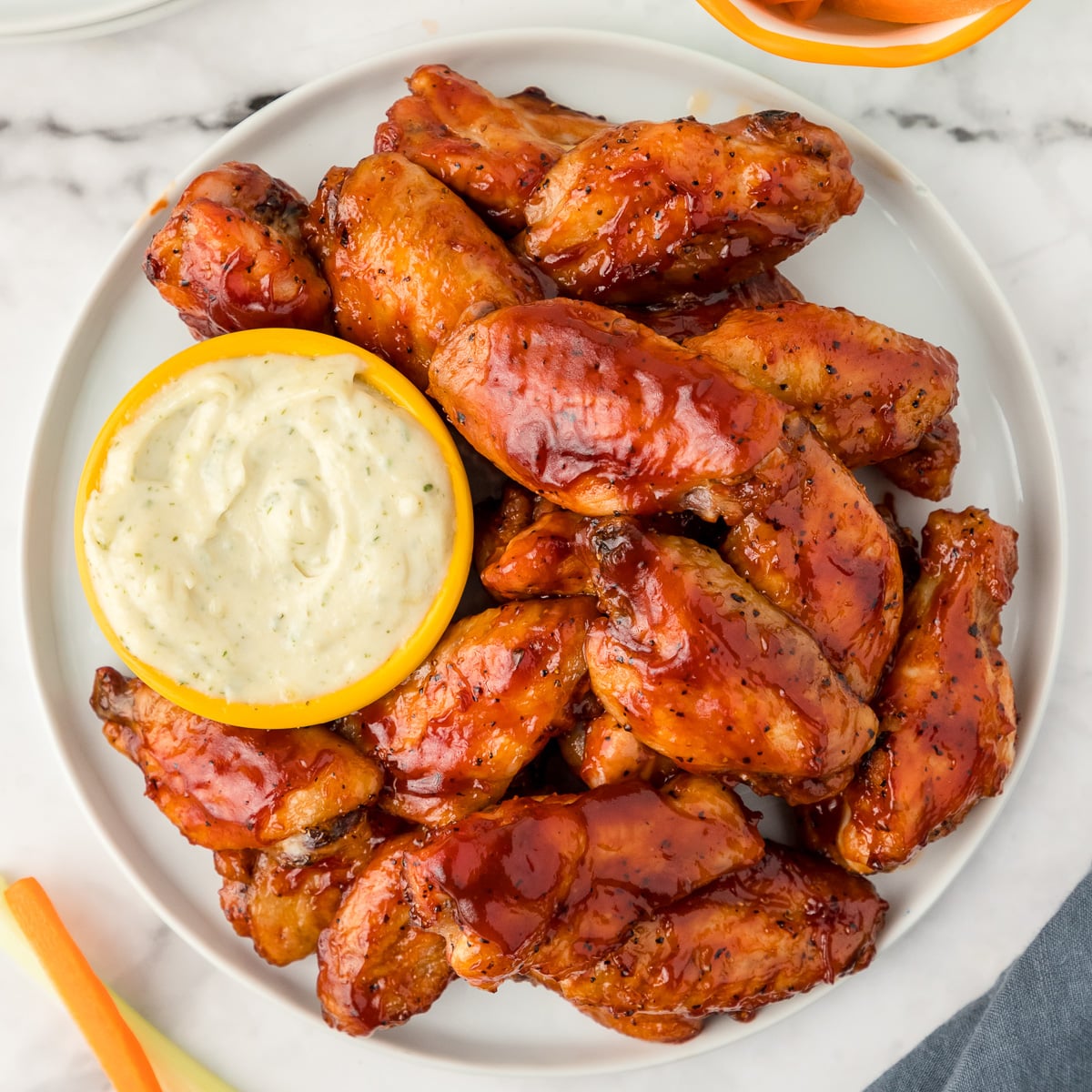 BBQ chicken wings