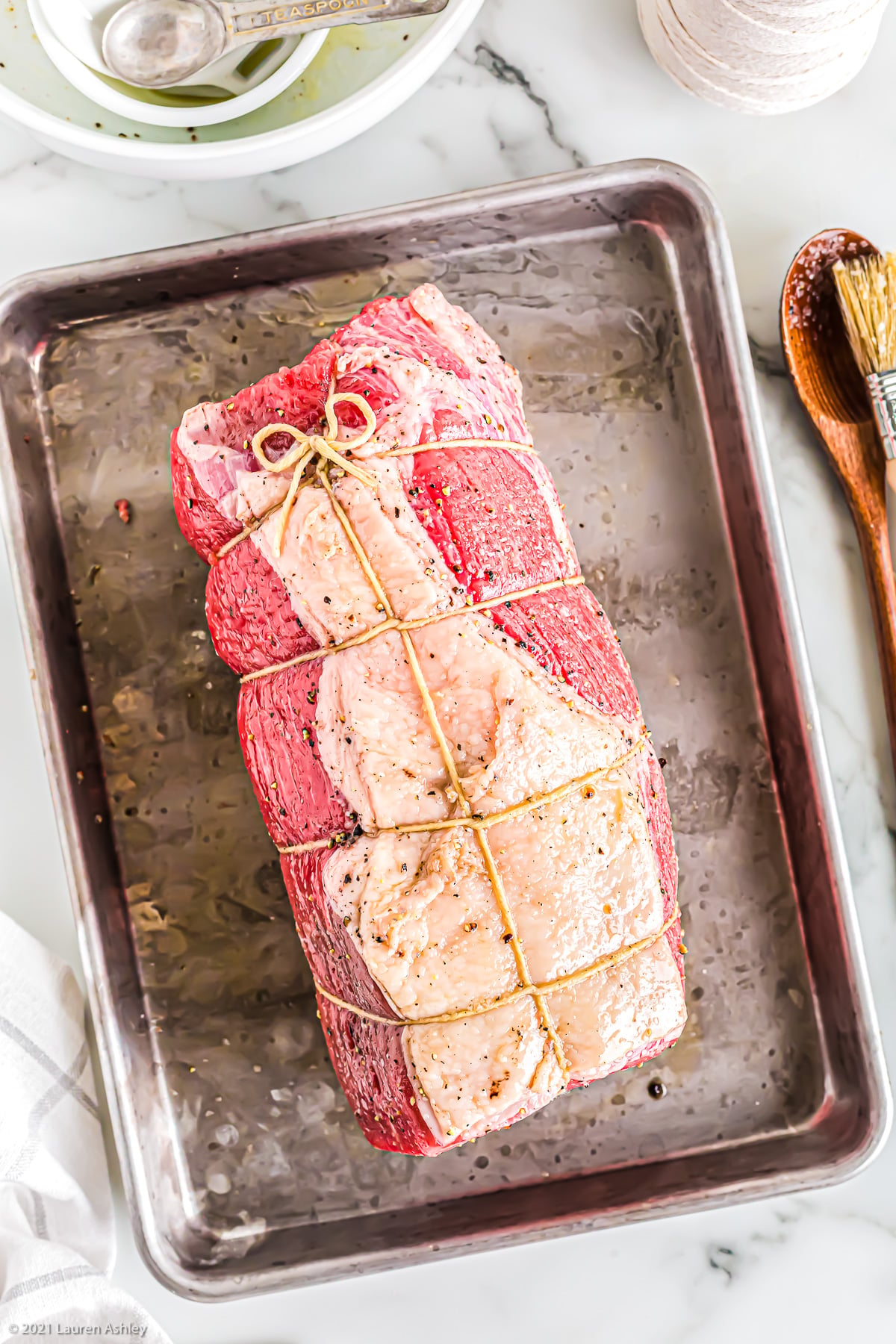 how to tie roast beef
