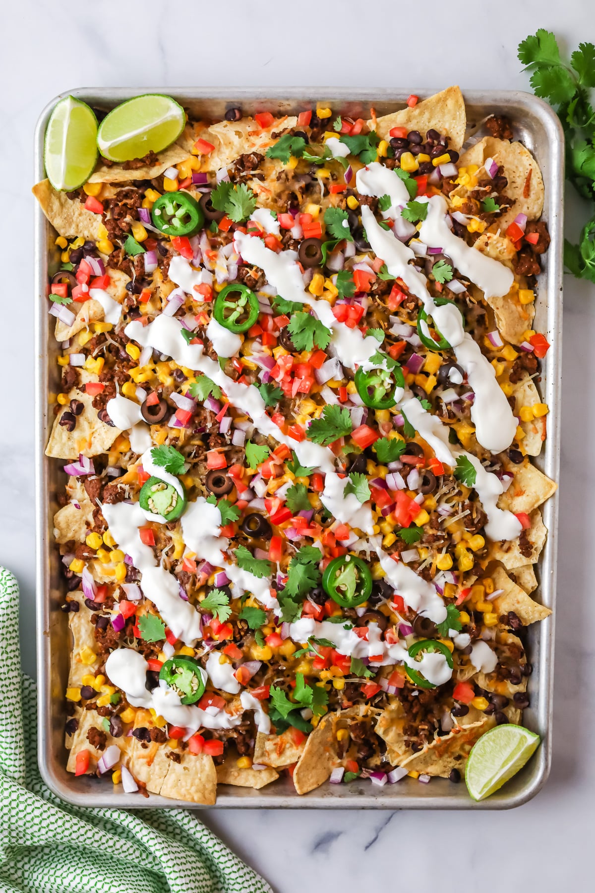 sheet pan nachos