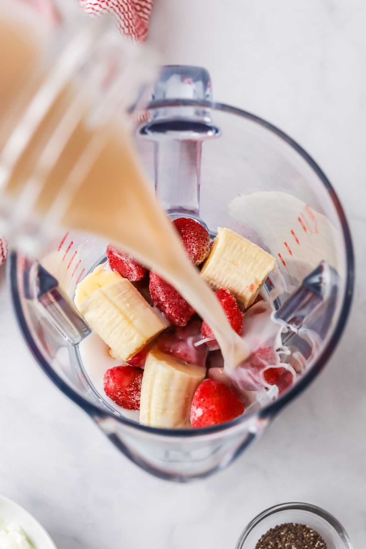 strawberry banana smoothie