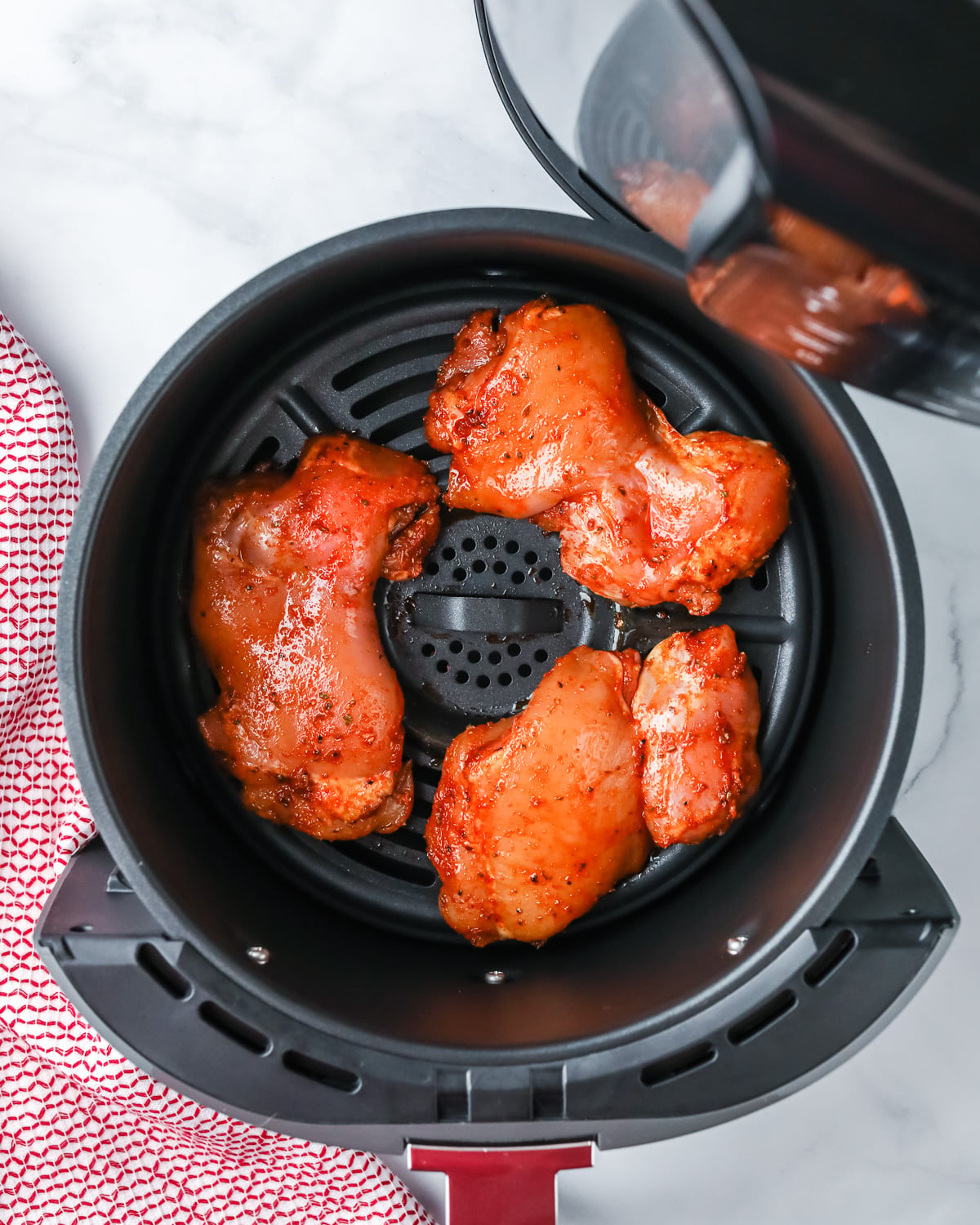 cooking air fryer chicken thighs